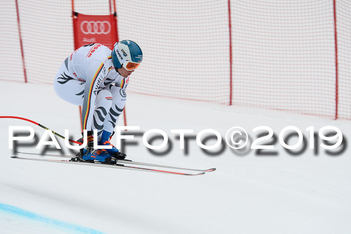 FIS, Int. Dt. Meisterschaft Abfahrt, Training, Damen + Herren, 19.03.2019
