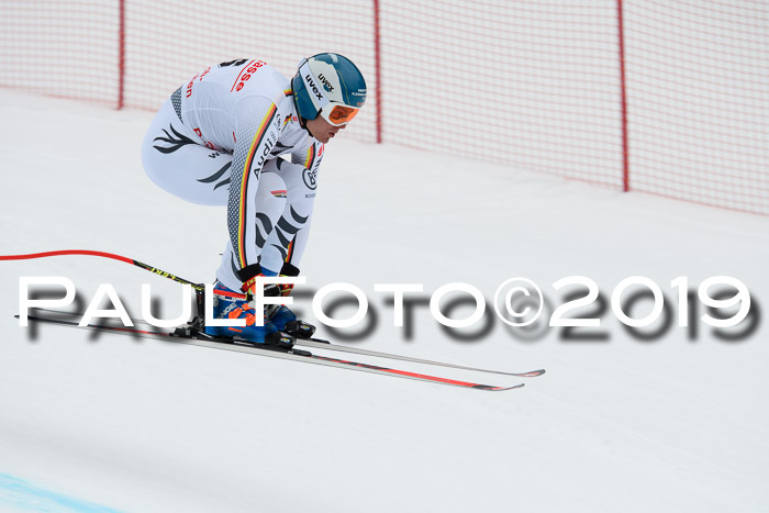 FIS, Int. Dt. Meisterschaft Abfahrt, Training, Damen + Herren, 19.03.2019