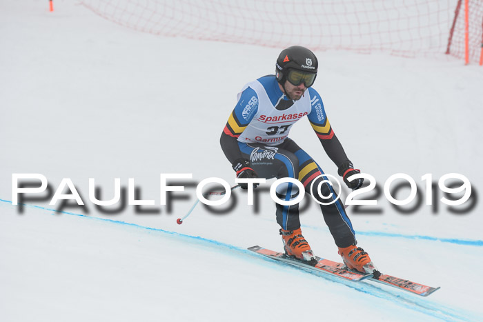 FIS, Int. Dt. Meisterschaft Abfahrt, Training, Damen + Herren, 19.03.2019