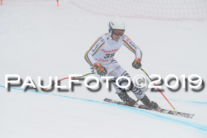 FIS, Int. Dt. Meisterschaft Abfahrt, Training, Damen + Herren, 19.03.2019