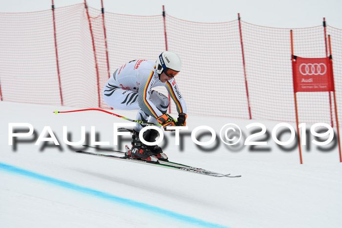 FIS, Int. Dt. Meisterschaft Abfahrt, Training, Damen + Herren, 19.03.2019