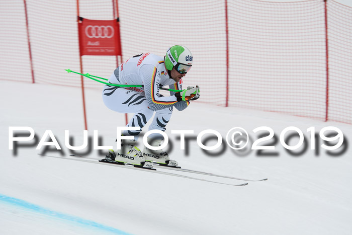 FIS, Int. Dt. Meisterschaft Abfahrt, Training, Damen + Herren, 19.03.2019