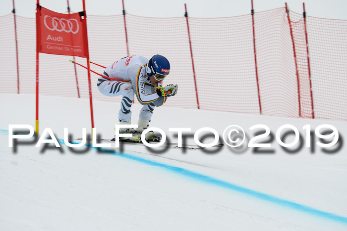 FIS, Int. Dt. Meisterschaft Abfahrt, Training, Damen + Herren, 19.03.2019