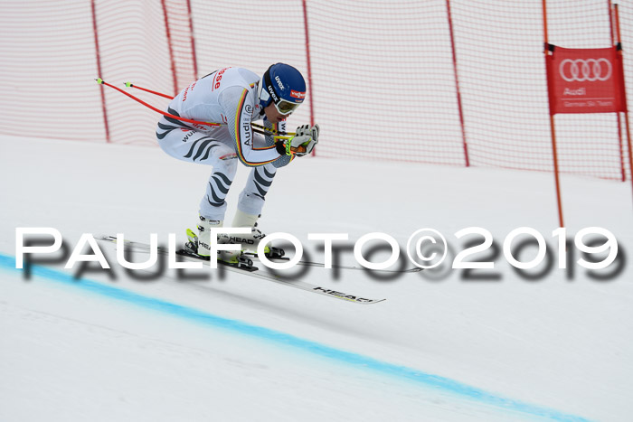 FIS, Int. Dt. Meisterschaft Abfahrt, Training, Damen + Herren, 19.03.2019