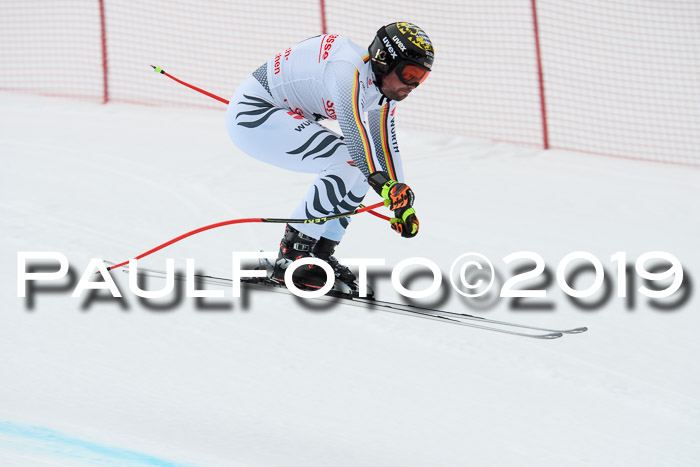 FIS, Int. Dt. Meisterschaft Abfahrt, Training, Damen + Herren, 19.03.2019