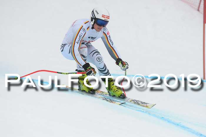 FIS, Int. Dt. Meisterschaft Abfahrt, Training, Damen + Herren, 19.03.2019