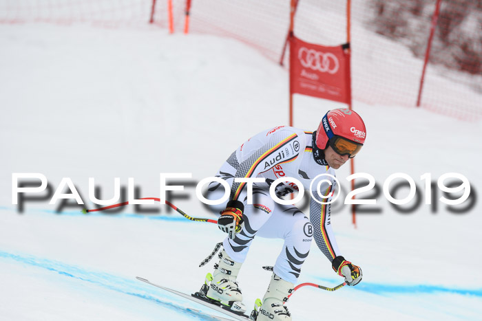 FIS, Int. Dt. Meisterschaft Abfahrt, Training, Damen + Herren, 19.03.2019