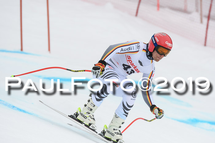 FIS, Int. Dt. Meisterschaft Abfahrt, Training, Damen + Herren, 19.03.2019