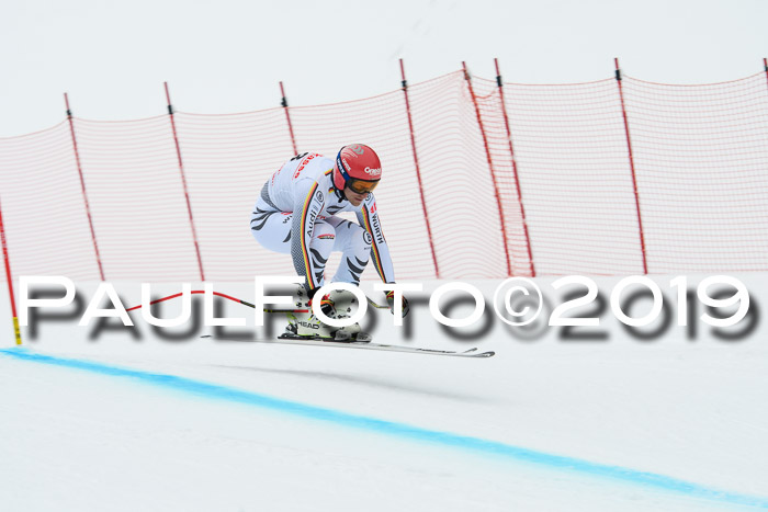FIS, Int. Dt. Meisterschaft Abfahrt, Training, Damen + Herren, 19.03.2019