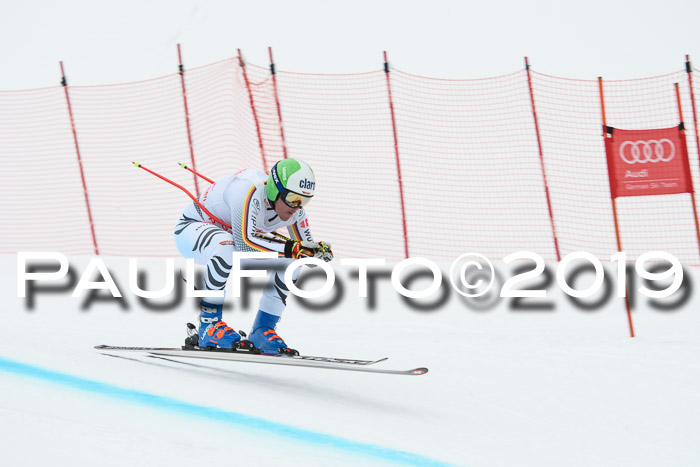 FIS, Int. Dt. Meisterschaft Abfahrt, Training, Damen + Herren, 19.03.2019