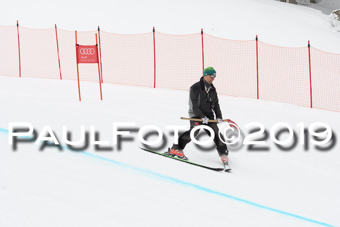 FIS, Int. Dt. Meisterschaft Abfahrt, Training, Damen + Herren, 19.03.2019