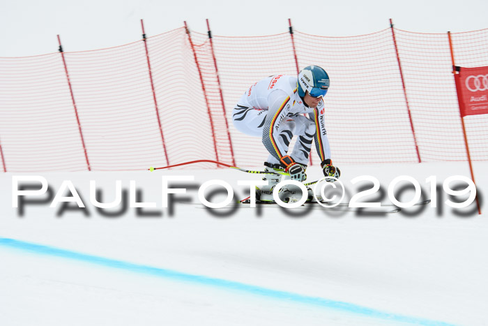 FIS, Int. Dt. Meisterschaft Abfahrt, Training, Damen + Herren, 19.03.2019