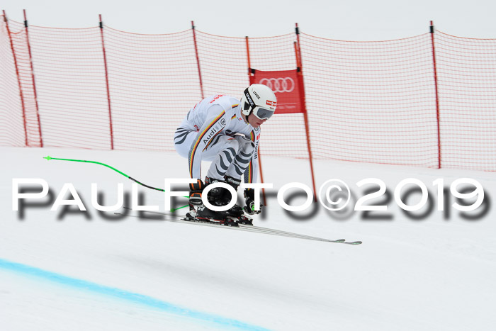 FIS, Int. Dt. Meisterschaft Abfahrt, Training, Damen + Herren, 19.03.2019