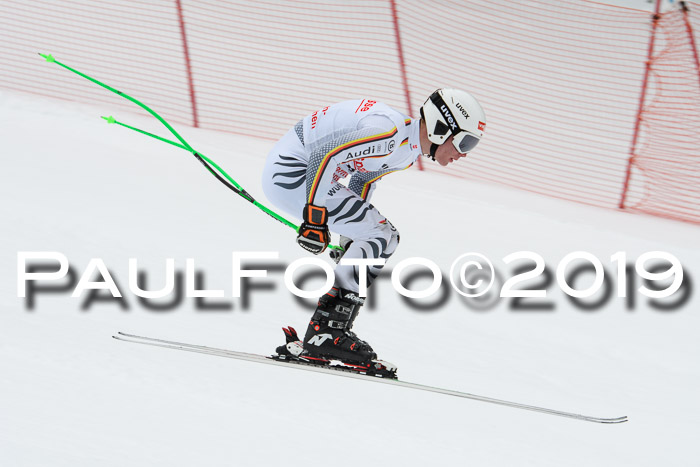FIS, Int. Dt. Meisterschaft Abfahrt, Training, Damen + Herren, 19.03.2019