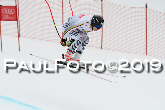 FIS, Int. Dt. Meisterschaft Abfahrt, Training, Damen + Herren, 19.03.2019