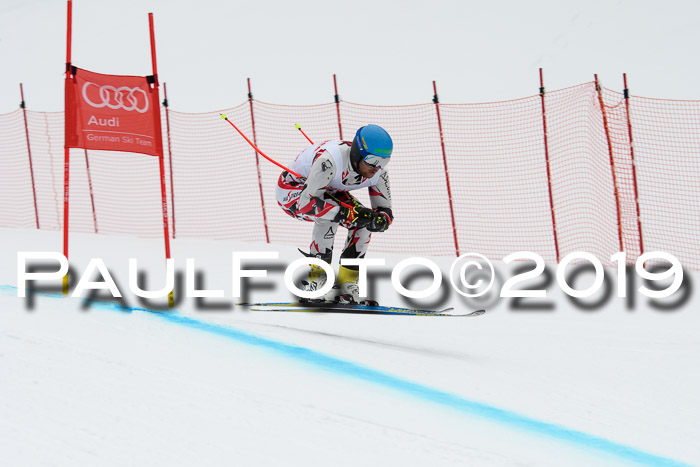 FIS, Int. Dt. Meisterschaft Abfahrt, Training, Damen + Herren, 19.03.2019