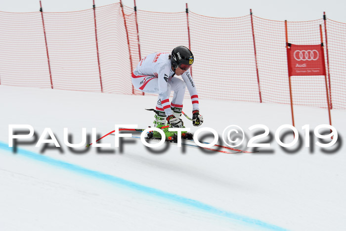FIS, Int. Dt. Meisterschaft Abfahrt, Training, Damen + Herren, 19.03.2019
