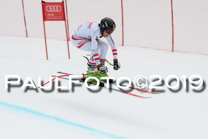 FIS, Int. Dt. Meisterschaft Abfahrt, Training, Damen + Herren, 19.03.2019
