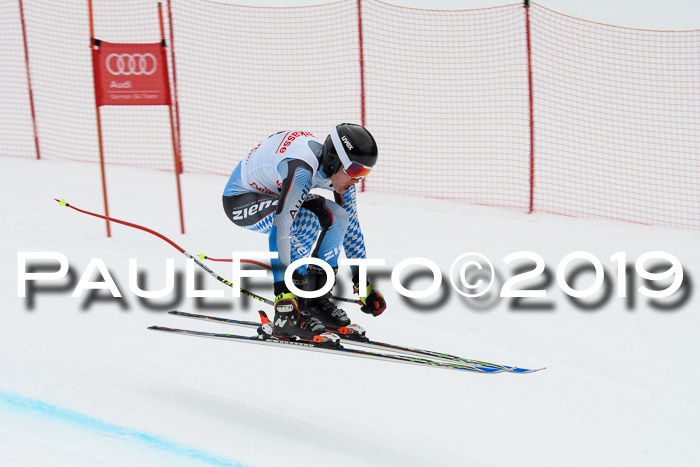 FIS, Int. Dt. Meisterschaft Abfahrt, Training, Damen + Herren, 19.03.2019