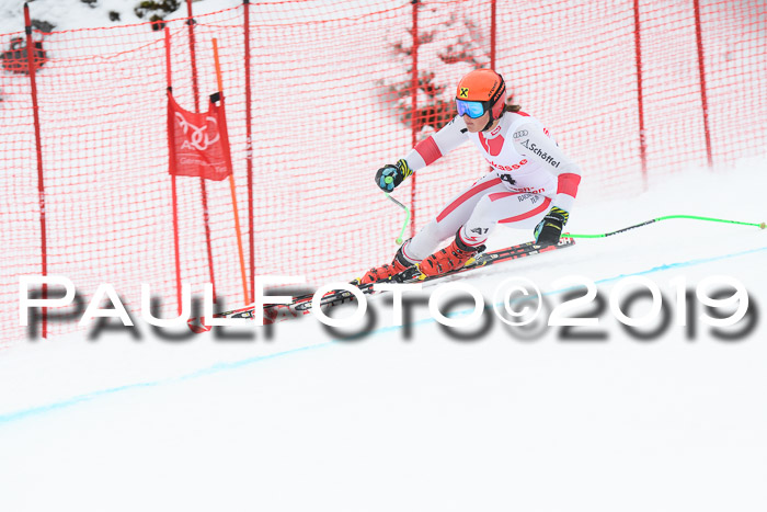 FIS, Int. Dt. Meisterschaft Abfahrt, Training, Damen + Herren, 19.03.2019