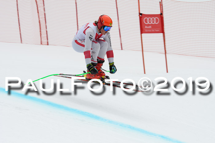 FIS, Int. Dt. Meisterschaft Abfahrt, Training, Damen + Herren, 19.03.2019