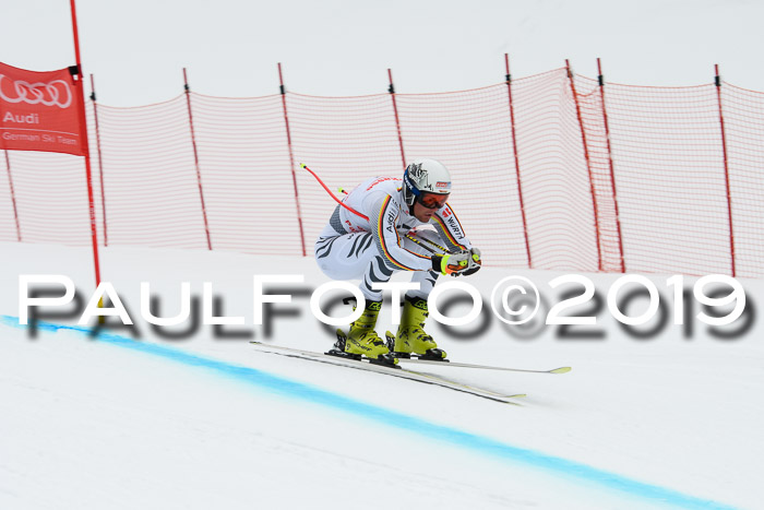 FIS, Int. Dt. Meisterschaft Abfahrt, Training, Damen + Herren, 19.03.2019