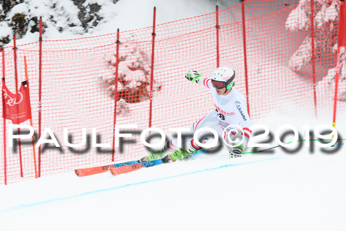 FIS, Int. Dt. Meisterschaft Abfahrt, Training, Damen + Herren, 19.03.2019