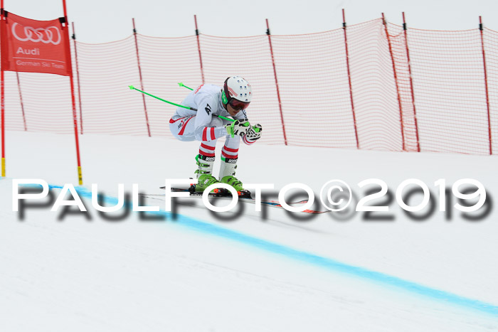 FIS, Int. Dt. Meisterschaft Abfahrt, Training, Damen + Herren, 19.03.2019