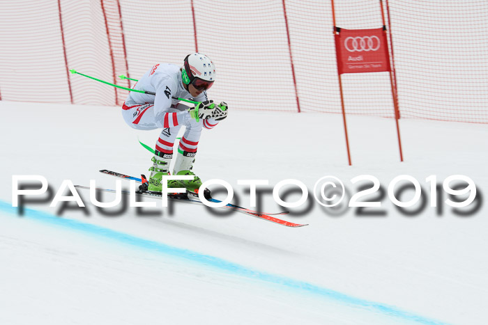 FIS, Int. Dt. Meisterschaft Abfahrt, Training, Damen + Herren, 19.03.2019