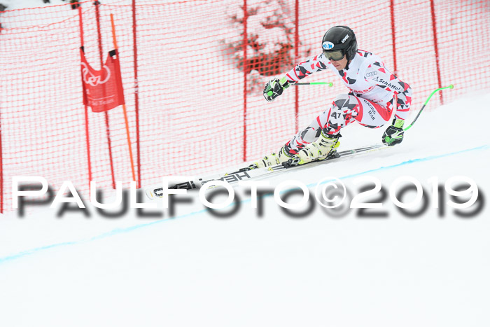 FIS, Int. Dt. Meisterschaft Abfahrt, Training, Damen + Herren, 19.03.2019