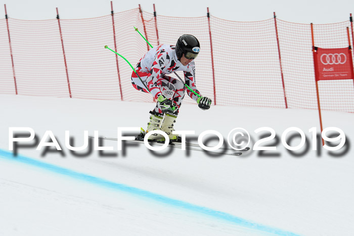 FIS, Int. Dt. Meisterschaft Abfahrt, Training, Damen + Herren, 19.03.2019