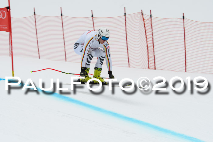 FIS, Int. Dt. Meisterschaft Abfahrt, Training, Damen + Herren, 19.03.2019
