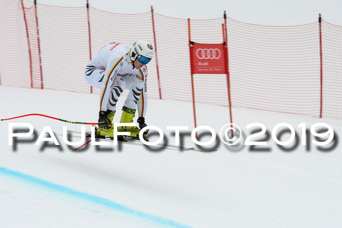 FIS, Int. Dt. Meisterschaft Abfahrt, Training, Damen + Herren, 19.03.2019