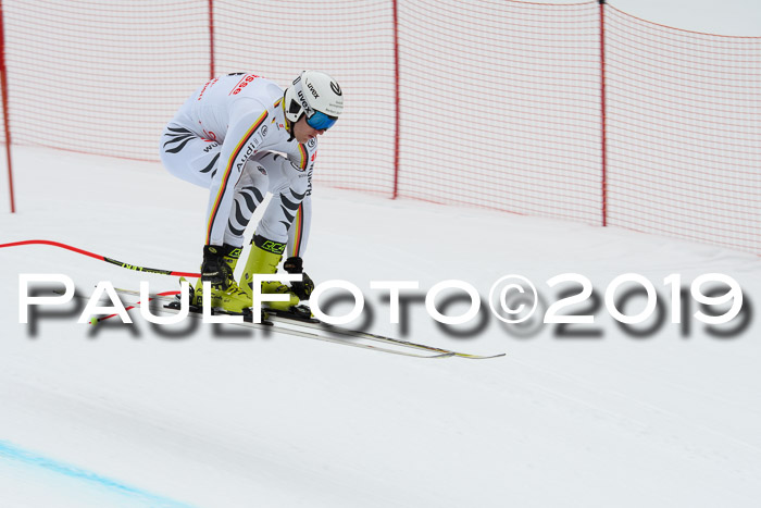 FIS, Int. Dt. Meisterschaft Abfahrt, Training, Damen + Herren, 19.03.2019