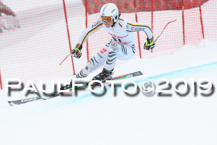 FIS, Int. Dt. Meisterschaft Abfahrt, Training, Damen + Herren, 19.03.2019