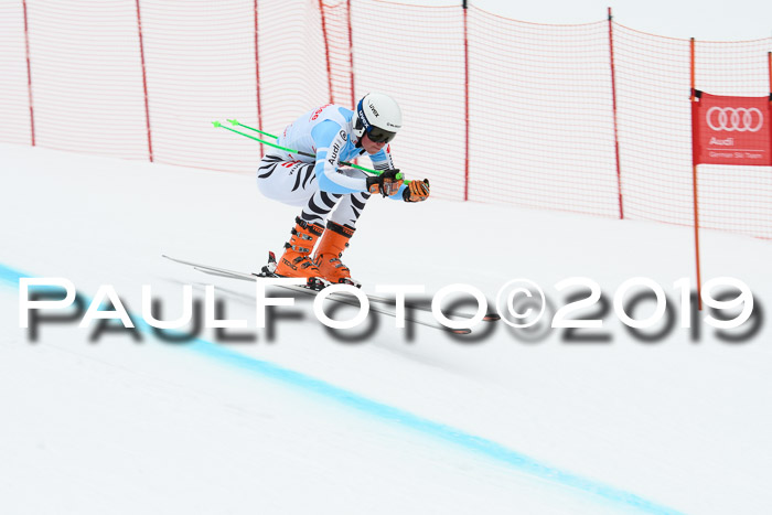 FIS, Int. Dt. Meisterschaft Abfahrt, Training, Damen + Herren, 19.03.2019