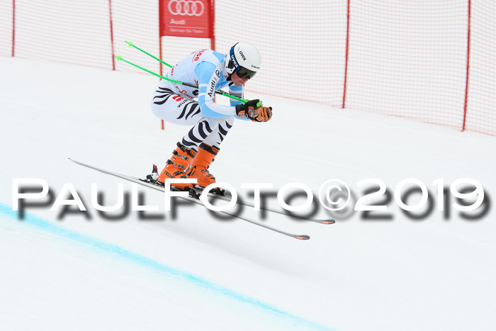 FIS, Int. Dt. Meisterschaft Abfahrt, Training, Damen + Herren, 19.03.2019