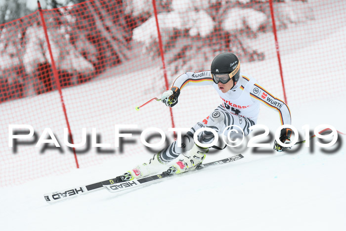 FIS, Int. Dt. Meisterschaft Abfahrt, Training, Damen + Herren, 19.03.2019