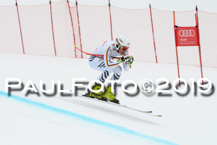 FIS, Int. Dt. Meisterschaft Abfahrt, Training, Damen + Herren, 19.03.2019