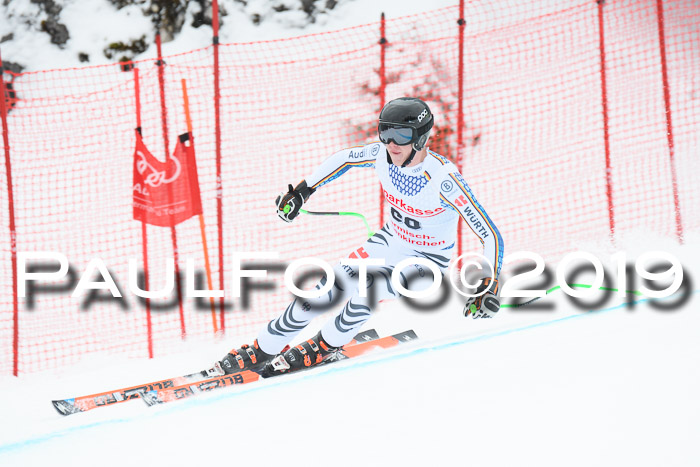 FIS, Int. Dt. Meisterschaft Abfahrt, Training, Damen + Herren, 19.03.2019
