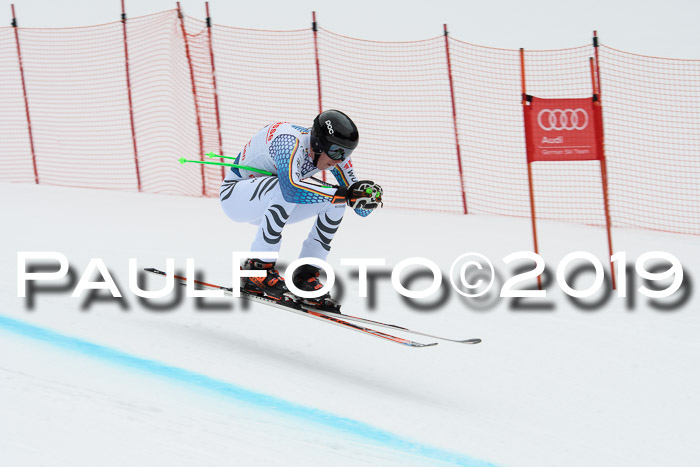 FIS, Int. Dt. Meisterschaft Abfahrt, Training, Damen + Herren, 19.03.2019