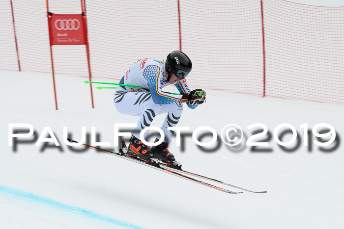 FIS, Int. Dt. Meisterschaft Abfahrt, Training, Damen + Herren, 19.03.2019