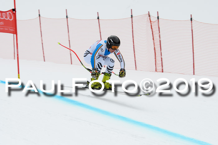 FIS, Int. Dt. Meisterschaft Abfahrt, Training, Damen + Herren, 19.03.2019