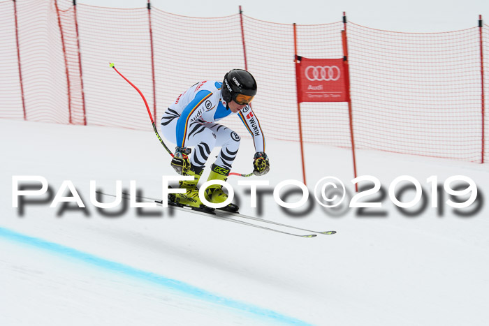 FIS, Int. Dt. Meisterschaft Abfahrt, Training, Damen + Herren, 19.03.2019