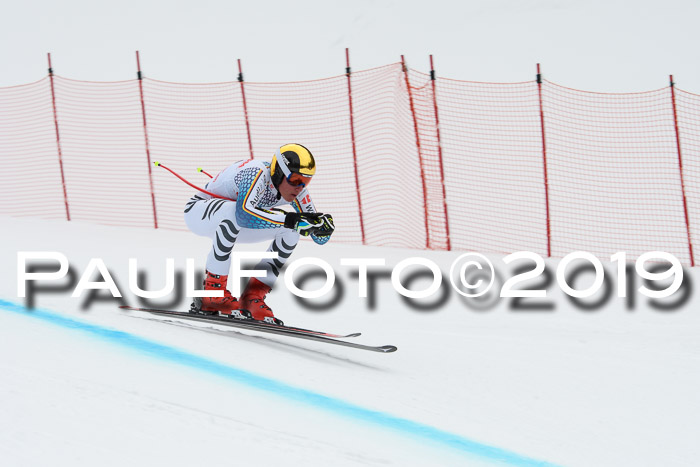 FIS, Int. Dt. Meisterschaft Abfahrt, Training, Damen + Herren, 19.03.2019