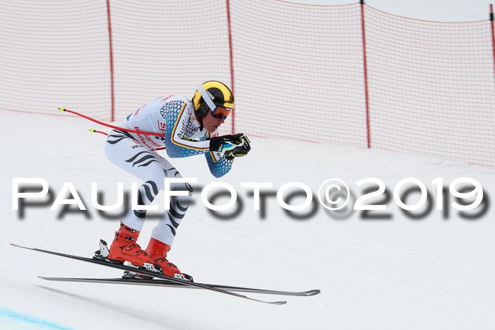 FIS, Int. Dt. Meisterschaft Abfahrt, Training, Damen + Herren, 19.03.2019