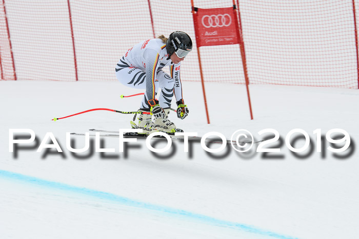 FIS, Int. Dt. Meisterschaft Abfahrt, Training, Damen + Herren, 19.03.2019