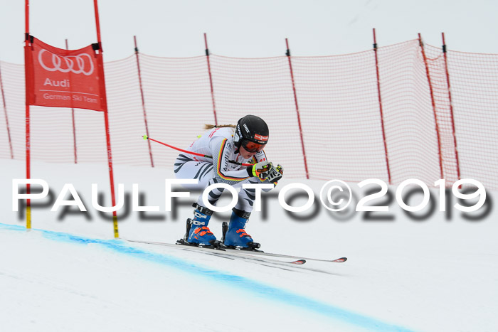 FIS, Int. Dt. Meisterschaft Abfahrt, Training, Damen + Herren, 19.03.2019