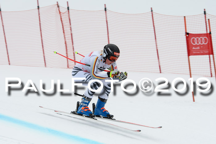 FIS, Int. Dt. Meisterschaft Abfahrt, Training, Damen + Herren, 19.03.2019