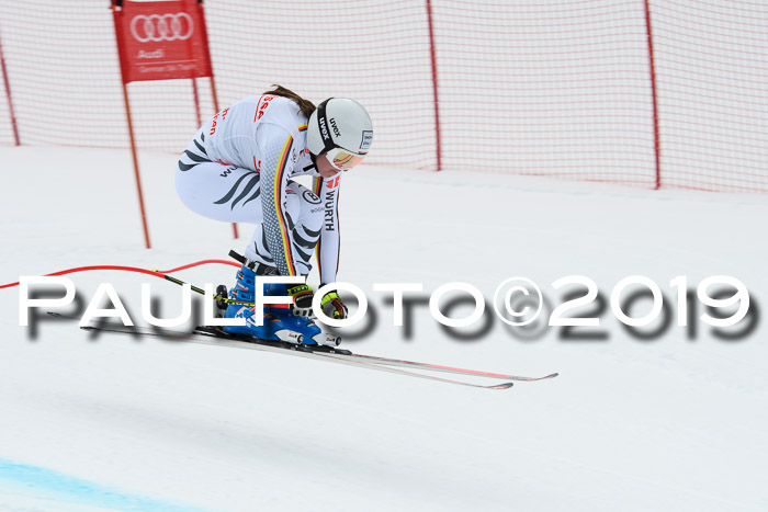 FIS, Int. Dt. Meisterschaft Abfahrt, Training, Damen + Herren, 19.03.2019